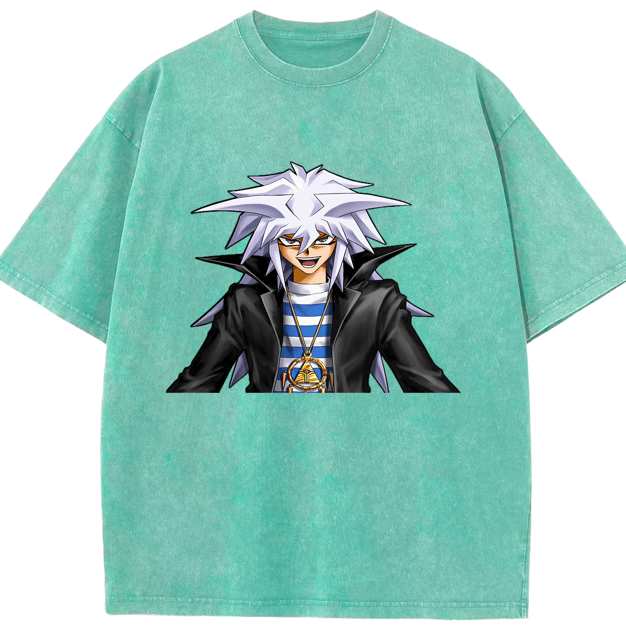 （画像用） 遊☆戯☆王 Yu-Gi-Oh! 綿100% ヴィンテージ風 半袖Tシャツ（フロントプリント）